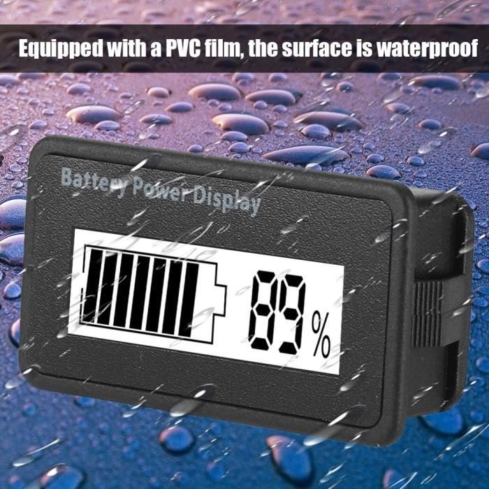 Vxhohdoxs Indicateur De Capacité De Batterie Au Plomb 12 V Avec