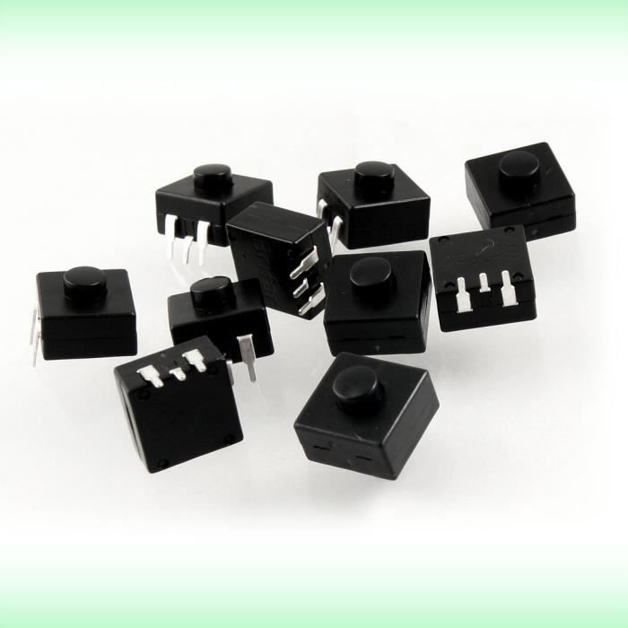 24 Pièces Micro-interrupteurs Bouton Poussoir Pour Lampe Torche – Déclencheur Miniature