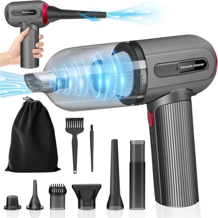 Aspirateur à Main sans Fil, 9000Pa Mini Aspirateur à Main, Aspirateur