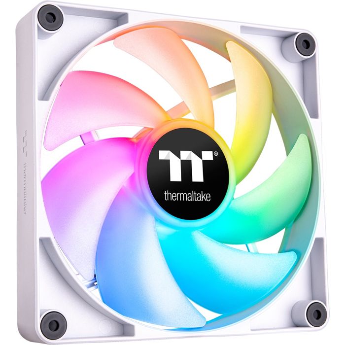 THERMALTAKE CT120 ARGB SYNC PC COOLING FAN WHITE | 2 PACK CL-F153-PL12