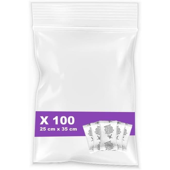 Sachet Plastique Transparent Sachet Zip Fermeture Hermetique Sac