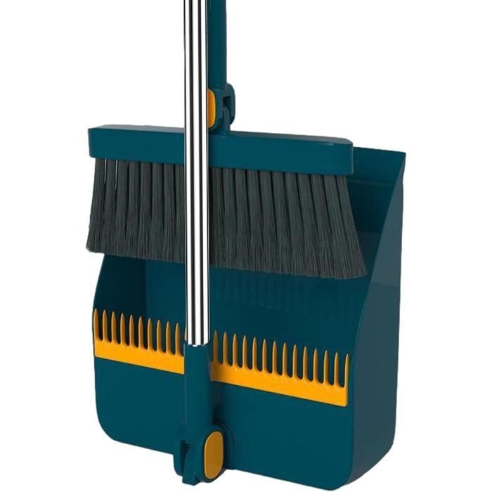 Ensemble Balai Et Pelle à Poussière 50 Pouces – Balai Debout Avec Grattoir Pour Maison, Bureau, Extérieur - 3