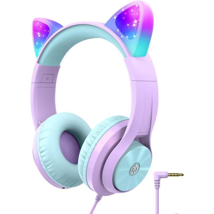 Montre Lumineuse Oreilles De Chat Pour Fille – Rose Mignonne Et Lumineuse, Parfaite Pour Enfants !