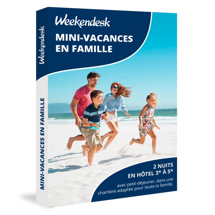 Weekendesk - Coffret cadeau - Mini-vacances en famille - 2 nuits en ...