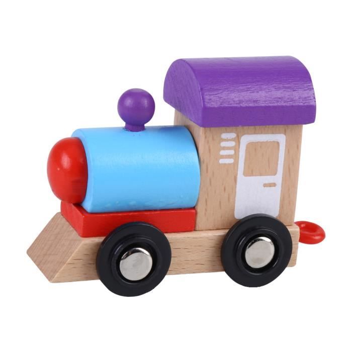 Bois Jouet Train, bébé en Bois drôle Enfants Jouet Train Apprentissage précoce Jouets éducatifs