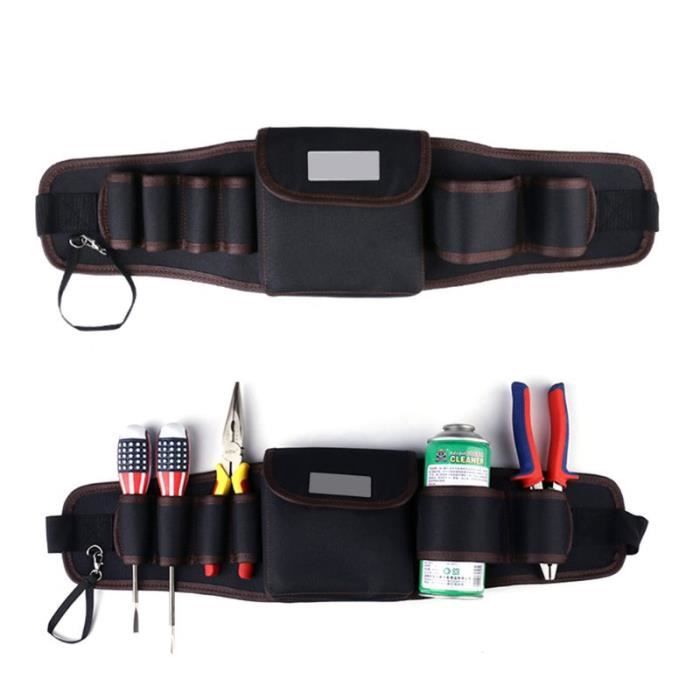 SAC A OUTIL,B--Sac à outils'électricien multifonctionnel, pochette de taille, support de