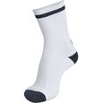 Chaussettes HUMMEL Elite Indoor Sock Low - Blanc et Noir-1