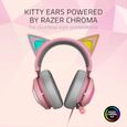 Razer Kraken Kitty Edition - Casque USB avec oreilles de chat compatible Chroma (Oreilles de chats illuminees par Razer Chrom-1