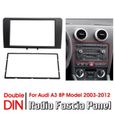 2Din Autoradio Fascia Panel Adaptateur StéRéO le Cadre de Couverture pour Audi A3 8P 2003-2012-1