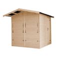 Kiosque en bois 4 m2 - TIMBELA M149 - Construction en panneaux - Pin/épicéa - Ep. 17 mm-1