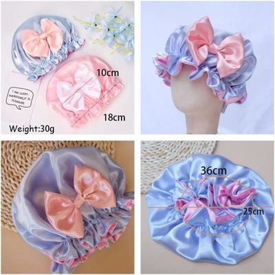 2 Bonnets De Nuit En Satin Pour Enfants 2-8 Ans - Motif Licorne, élastique Confortable, Protège Les Cheveux