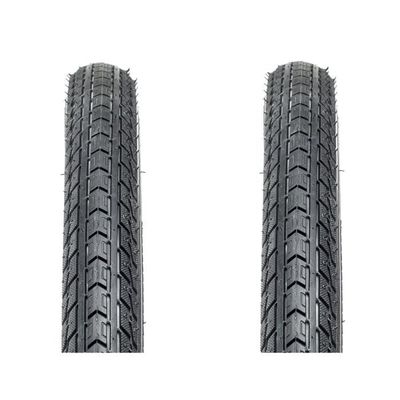 2 Pneus 26 X 1.75 (47-559) Pneus Route Slick Noir pour City Bike VÉLO