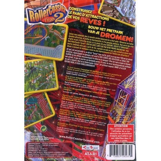 Rollercoaster Tycoon 2 Gold Edition sur PC - Jeux vidéo | fnac Belgique