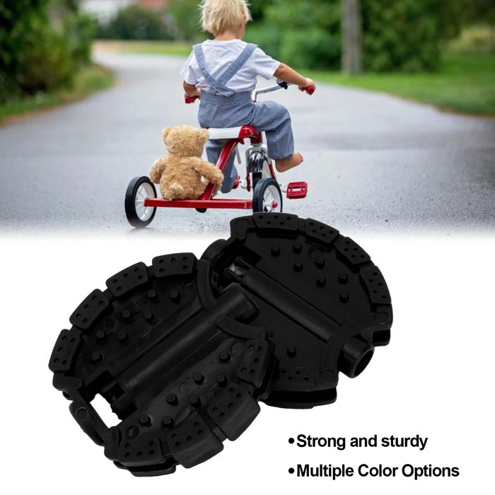 Pédales pour Vélo, Pedale Velo, Pédale de Tricycle pour Enfants, 2 pièces en Plastique pédale de Remplacement pour vélo pour Enfants pour s'adapte à la Plupart des tricycles ou vélos pour Enfants