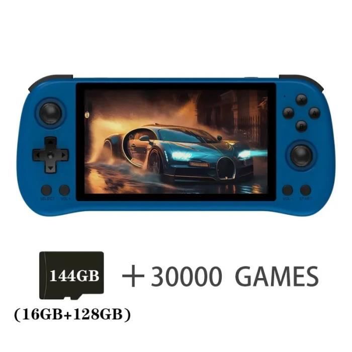Console De Jeu Portable – 10 000 Jeux Intégrés – Écran 3 Pouces – Pour Enfants Et Adultes (Bleu)
