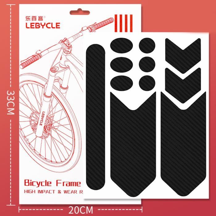 Autocollants Vélo - Stickers BMX -kit deco VTT - Stickers vélo route -  cadre.