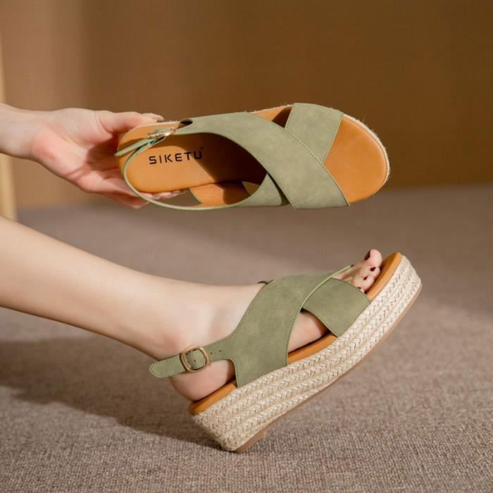 Cdiscount sandales femme compensees outlet