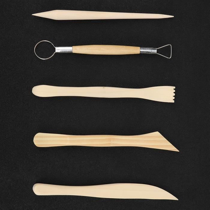 Outils de sculpture de poterie, outil de poignée de poterie - Grattoir à sculpture - Extrudeuse d'argile en céramique - Outil de moulage pour tasse à