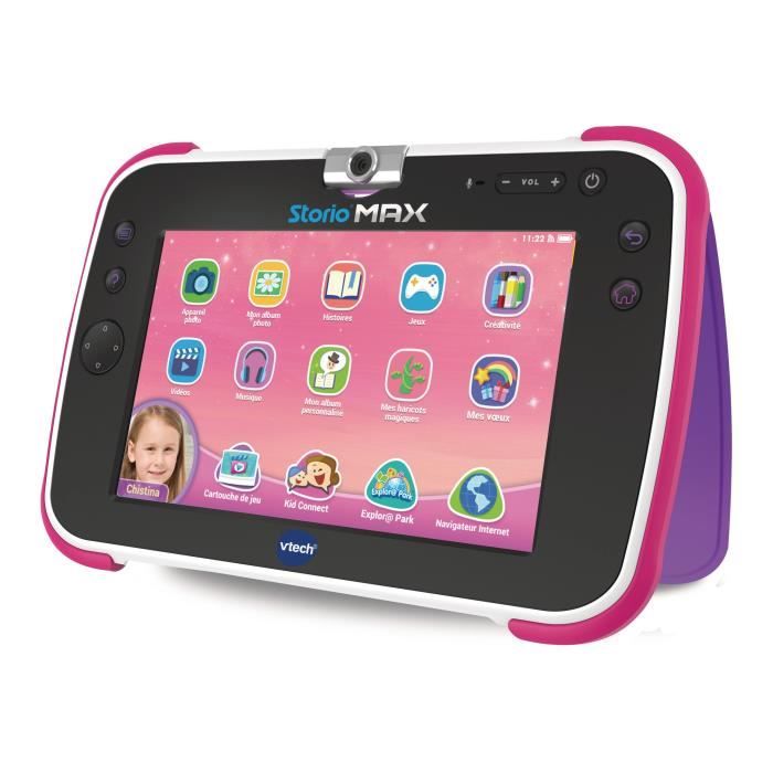 VTECH - Tablette STORIO MAX XL 2.0 bleue + Jeu HD Storio RUSTY