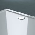 Receveur de douche bac à douche Sogood Faro02 acrylique plat blanc rectangulaire 100x120x4cm pour la salle de bain-2
