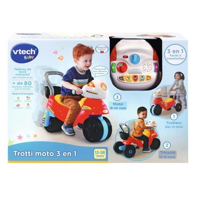 VTECH BABY Trotteur Porteur Moto en Cdiscount Puériculture