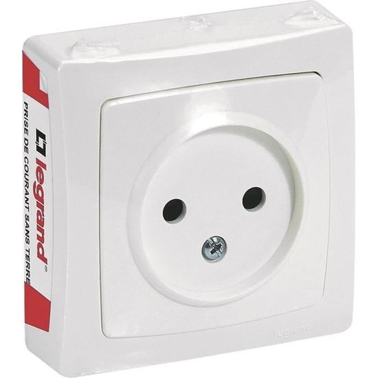 Legrand Prise De Courant Sans Terre Saillie Bornes A Vis Blanc Achat Vente Prise Prise Saillie 2p A Vis Blanc Cdiscount