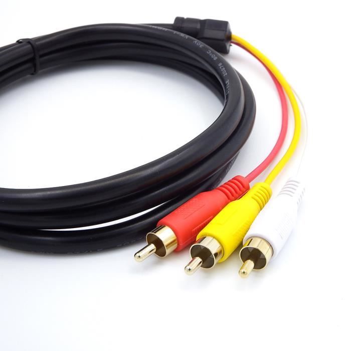 Câble de raccordement SpeaKa Professional HDMI Fiche mâle HDMI-A, Fiche  mâle HDMI-A 3.00 m noir SP-10133288 canal de ret - Conrad Electronic France