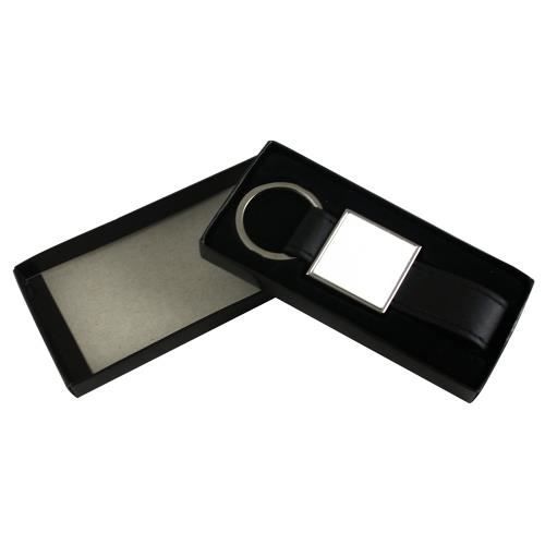Porte-clés Personnalisé - Montpellier Hérault - Simili Cuir Et Acier - Format 10.3 X 3.2 Cm - Livré En Boîte Cadeau
