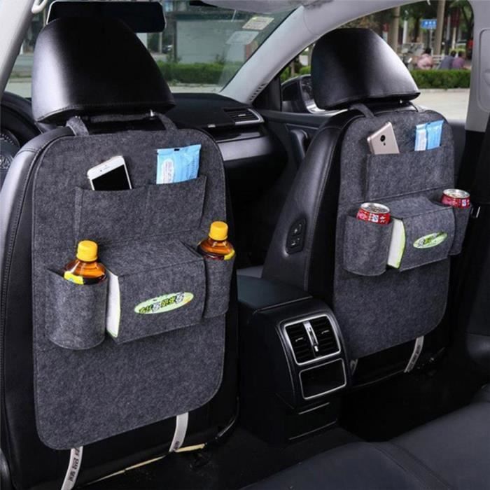 Housse de protection imperméable pour siège arrière de voiture avec sacs de  rangement