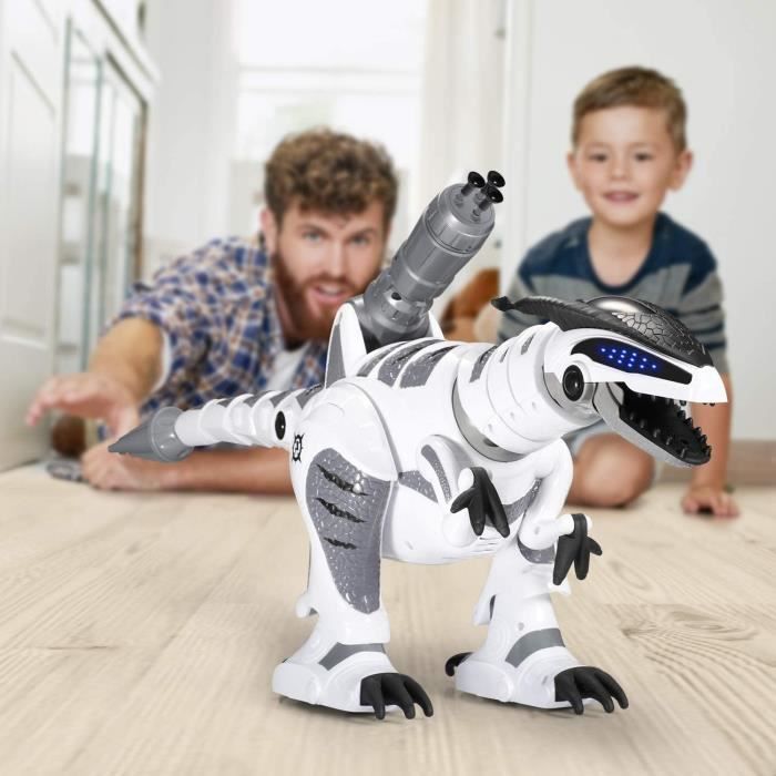 RC Intelligent Dinosaure Modèle Électrique Télécommande Robot Mécanique Guerre Dragon Avec MusicLight Fonctions Enfants Hobby Jouets LJ201105