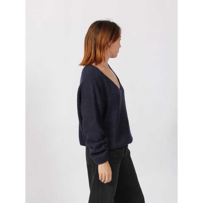 Pull P molly Teddy smith Bleu Cdiscount Pret a Porter