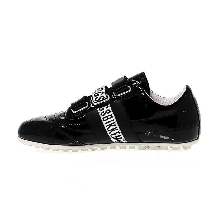 BASKET BIKKEMBERGS 107826 W en peinture noir Femme Multicolor