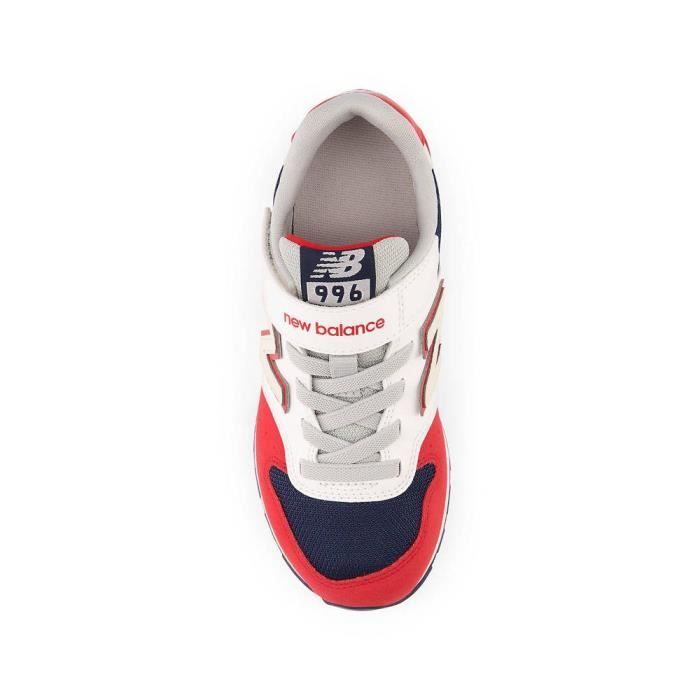Chaussures NEW BALANCE 996 Blanc Rouge Mixte Enfant