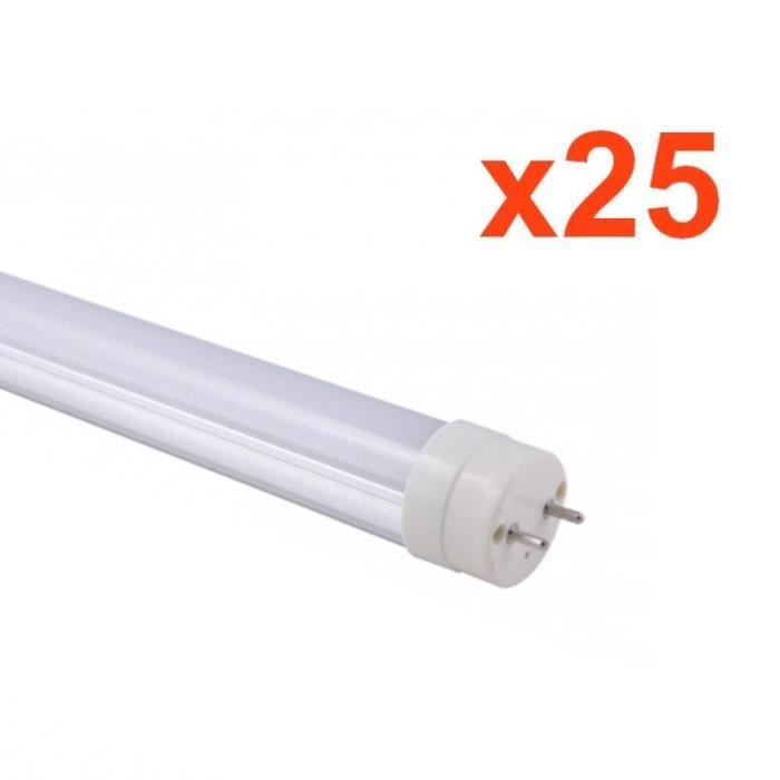 Kit de Réglette LED étanche + Tube Néon lumineuse LED 120cm T8 36W - Blanc  Chaud 2300K - 3500K - Cdiscount Maison
