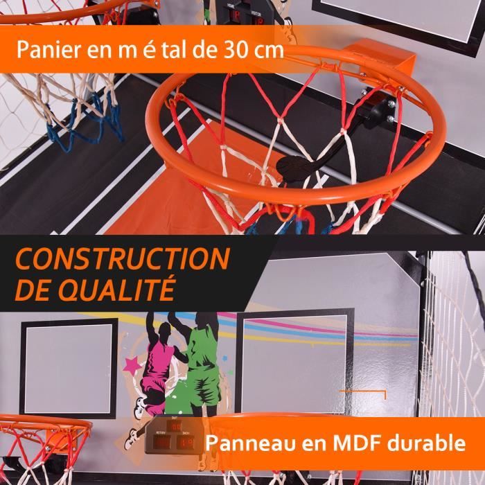 TEUVO Mini Panier Basket Intérieur avec Electronique Scorer