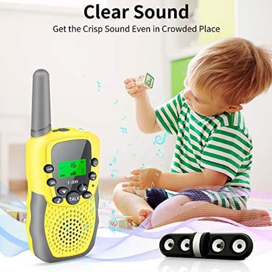 3km 8 Canaux Écran LCD Lampe de Torche Cadeau Jouet Talkie Walkie pour Enfants pour 3-12 Ans pour Garçons Filles FAIRWIN Talkie Walkie Enfants 3km 8 Canaux Écran LCD Lampe de Torche Cadeau Jouet Talkie Walkie pour Enfants pour 3-12 Ans pour Garçons Filles FAIRWIN Talkie Walkie Enfants