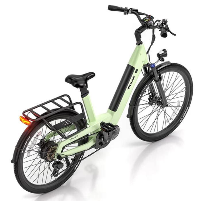 Vélo Électrique Urbain VITILAN L5 Capteur de couple Vert — free download