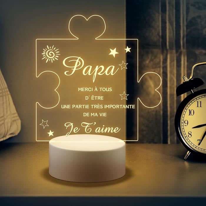 Cadeau Fete des Peres, Cadeau Papa, Cadeau Anniversaire Papa, Cadeau pour  Papa Veilleuse en Acrylique, Cadeau Futur Papa, Cadeaux pour Papa, Cadeaux  pour la Fête des Pères : : Jeux vidéo
