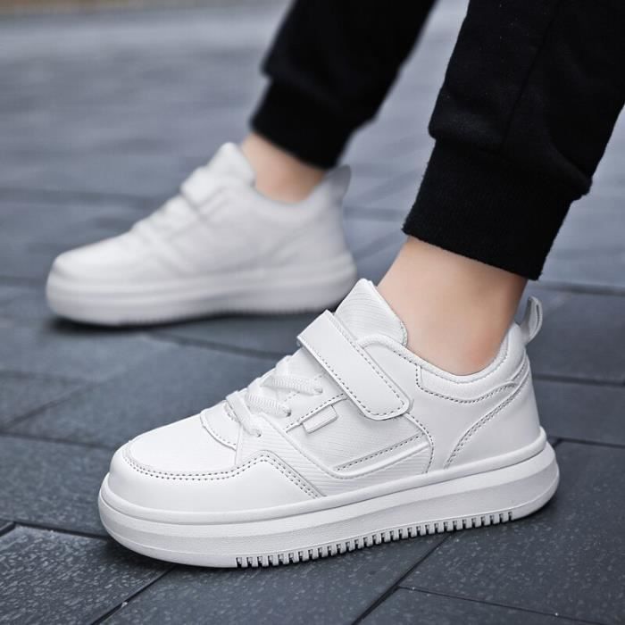 Baskets en maille pour enfant Chaussure D contract e en Cuir