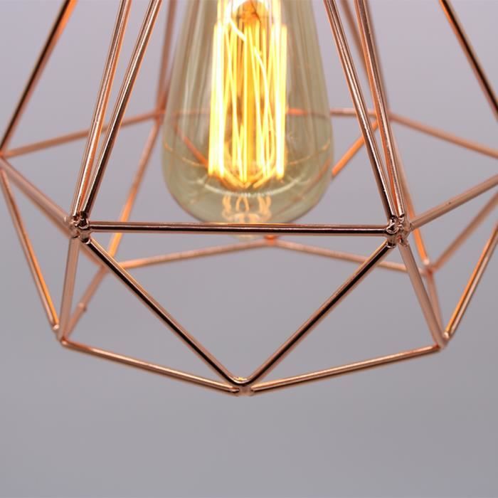 E27 Métal Suspension Luminaire Lampe Industrielle Vintage