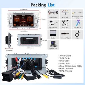 Sound-way Kit Montage Autoradio 1 DIN Compatible Ford Mondeo 2003-2007
