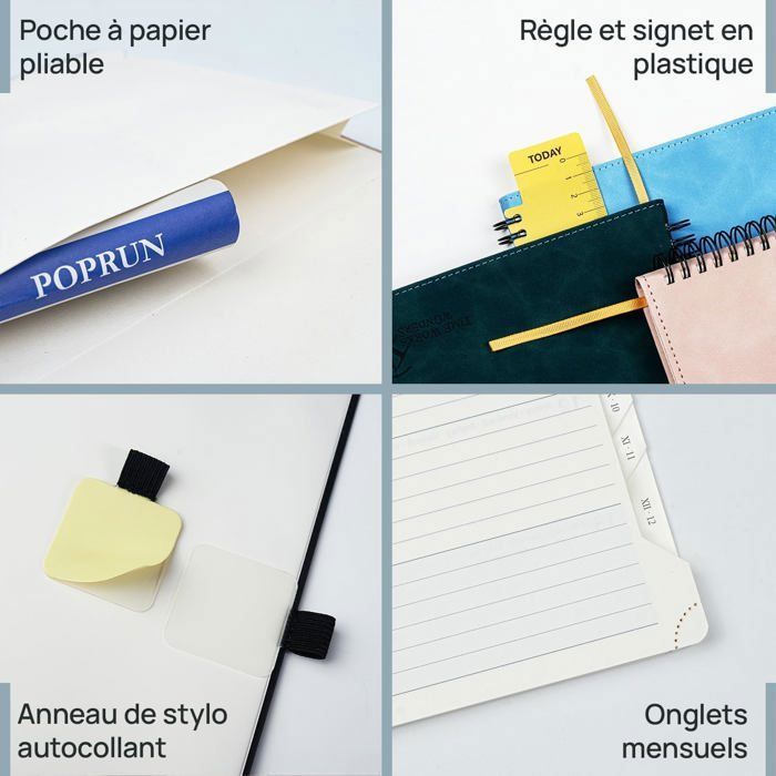 Agenda 2026 Semainier Format A4: 1 Semaine Sur 2 Pages Avec Heures | 12 Mois De 01 Janvier 2026