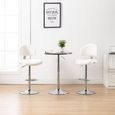 🍓8711Magnifique Bonne - Chaise de bar Tabouret de bar classique Moderne Chaises Haute cuisine -Chaise de salle à manger - Blanc Sim-0