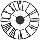 ATMOSPHERA CRÉATEUR D'INTÉRIEUR Horloge vintage métal noir D37cm - Atmosphera createur d'interieur