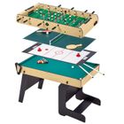KANGUI Table multi jeux pliable 4 en 1 ados - Baby-foot - Billard - Ping Pong - Hockey