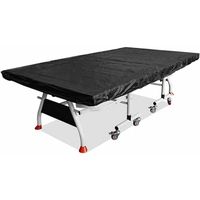 Housse de table de ping-pong extérieure, intérieure/extérieure, imperméable et anti-poussière (280x150cm) - noire