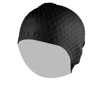 Drfeify couvre-tête de natation Bonnet de bain en silicone unisexe flexible imperméable à l'eau adulte couvre-chef bonnets de