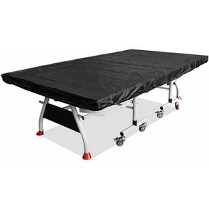 TABLE TENNIS DE TABLE Housse de table de ping-pong extérieure, intérieure/extérieure, imperméable et anti-poussière (280x150cm) - noire