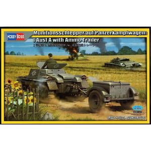 KIT MODÉLISME Kits De Modélisme Chars D assaut - 80146 – Modèle Kit Munitions Schlepper Sur Panzer I Ausf With Trailer