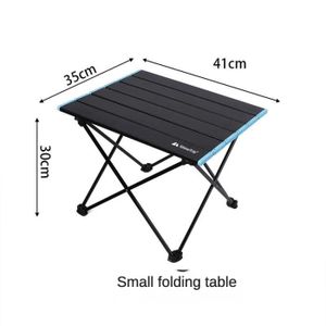 TABLE DE CAMPING Bleu - Table de Camping Pliante en Alliage d'Alumi